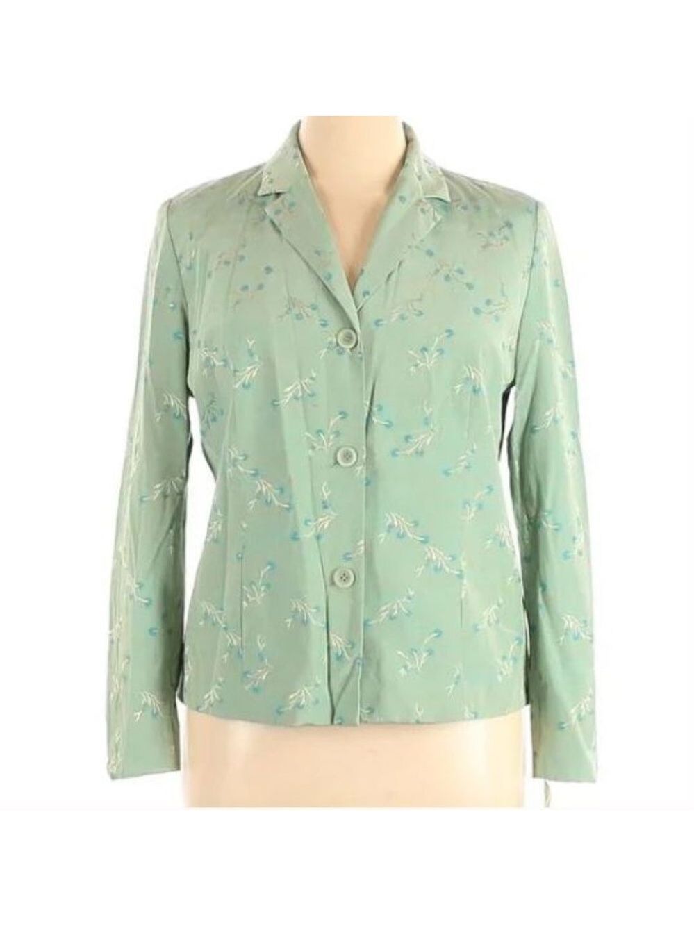 NWT Norton McNaughton Women's Embroidered Lined Dressy Blazer Jacket Size 14‎